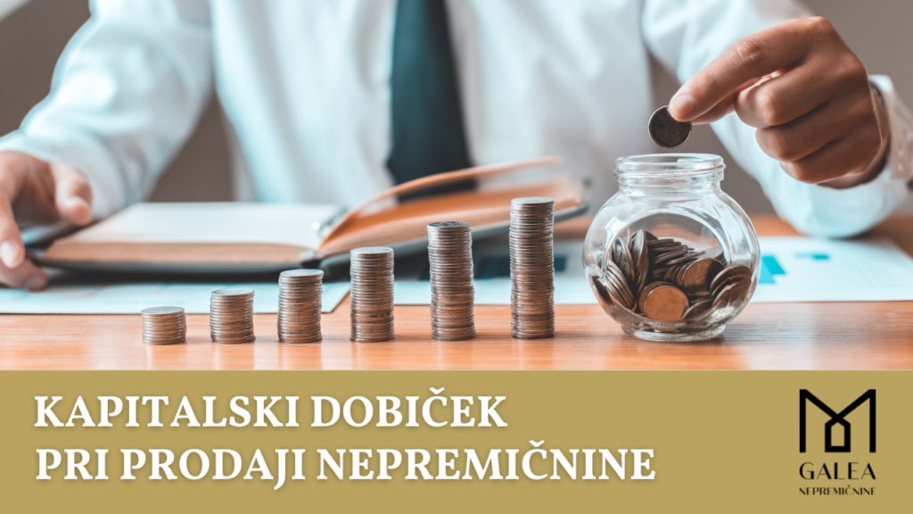 Kapitalski dobiček pri prodaji nepremičnine